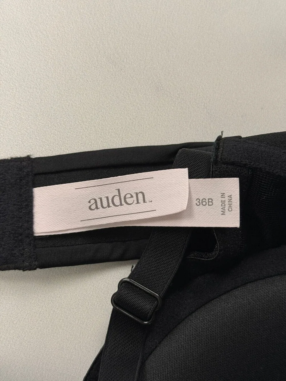 Auden Strapless Bra Black Modern Feminine - Womens 36B